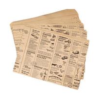 100Pcs Sandwich Wrapping Paper,11×15Inch Food Basket Liners,Grease Proof None-Stick Baking Parchment Paper Delis Paper 1