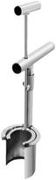 Stainless Steel Bulb Planter Tool, Manual Hole Digger with Handle for Flower Bulbs, Yard