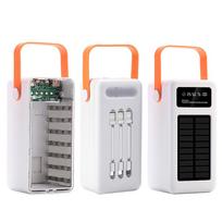 28*18650 Power Bank Cases Battery Holder 22.5W Dual USB DIY Shell Fast Charger 18650 Battery Case Solar Storage Boxes balta