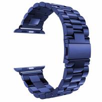Metalinė nerūdijančio plieno apyrankė Apple Watch 44mm 42mm 40mm 38mm Pakeičiama apyrankė Iwatch 7 6 5 4 3 SE 45mm 41mm Juosta 42mm or 44mm or 45mm mėlyna