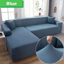 Elastinis sofos užvalkalas svetainei 1/2/3/4 vietų L formos kampinis sofos užvalkalas Chaise Longue tamprus sofos sofos fotelio užvalkalas 2 Seater 145-185cm