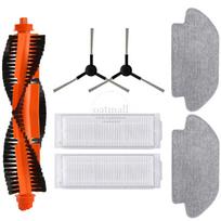 Priedai, skirti Xiaomi Mi Robot Vacuum Mop Pro STYTJ02YM / Mi Robot Vacuum-Mop P dulkių siurblio atsarginių dalių keitimo rinkinys, pagrindinis šepetys, filtras, šluostės Kit 2 gray
