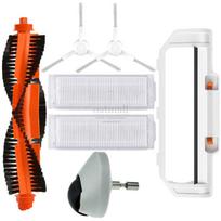 Priedai, skirti Xiaomi Mi Robot Vacuum Mop Pro STYTJ02YM / Mi Robot Vacuum-Mop P dulkių siurblio atsarginių dalių keitimo rinkinys, pagrindinis šepetys, filtras, šluostės Kit 5
