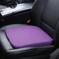 Automobilio sėdynės paaukštinimo pagalvėlė Korėtas atminties putų automobilio sėdynės pagalvėlė Automobilio paprasta kvėpuojanti 3D tinklelio pastorinta sėdimojo sėdynės pagalvėlė 10cm violetinė