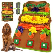 Pet Sniffing Puzzle Mat for Cats – Slow Feeder, Stress Relief, Machine Washable, Anti-Disassembly. armijos žalia spalva