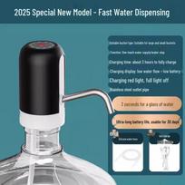 Electric Mineral Water Pump and Dispenser black