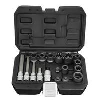 Convenient and Portable Brake Caliper Screw Removal Sleeve Set Sub Pumps Screw Tool for Easy Storage and Transport 1 black