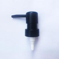 Electroplated Plastic Pump Nozzle for Hand Sanitizer Bottles, 28-Tooth ABS Spray Head black