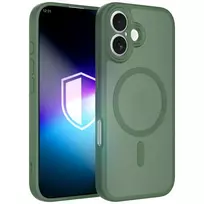 3MK Misty MagCase phone case with MagSafe support for iPhone 17 green