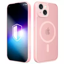 3MK Misty phone case with MagSafe support for iPhone 15 pink