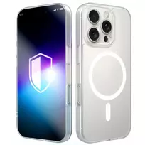 3MK Misty MagCase phone case with MagSafe support for iPhone 16 Pro Max white