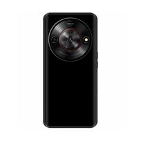 Dažytas dangtelis ZTE Blade A75 5G dėklui, minkšto silikono Fundas, smūgiams atsparus galinis dangtelis ZTE Blade A75 5G 4G dėklams, buferis ZTE Blade A75 5G black