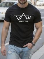 Steve Vai Official Licensed Guitarist Tee - Bold Graphic ... S black