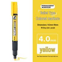 Pentel Japan MMP20 Oil-Based Round-Tip Colored Paint Marker Pen geltona