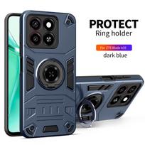 Suitable for ZTE A55 Wuxia mobile phone case ZTE A35 ring bracket anti-drop A35 protective case Zte a55 mėlyna