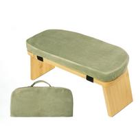 Modern Yoga Chair Meditation Bench Foldable Yoga Meditation Stool Yoga Bench Prayer Bench With Carrying Bag Fitness Equipment žalia