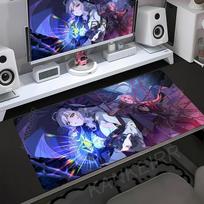 Zenless Zone Zero Mouse Pad Xxl ZZZ Kawaii Girl Mousepad Game Rubber Locking Edge Keyboard Large Mat PC Accessories Desk Mats 30cmx60cm white