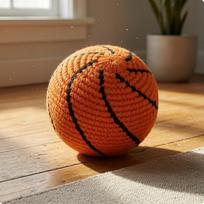 Handwoven Ball Sandbag Woven Appearance Crocheted Black White Orange Black brown