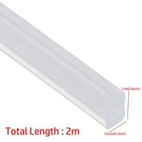 U formos krašto apsaugos juostelė dušo durelių sandarinimo juosta, stiklo apsauga, apdailos krašto juosta 10x6mm