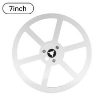 Pioneer/tuder ReVox/TEAC/BASF/Nagar 7 colių lengvo metalo aliuminio disko išvyniojimo dalys ritė magnetofono priedai sidabras