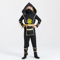 Kovotojo kostiumas Cosplay Helovino Vaikų pasirodymo kostiumas M juoda