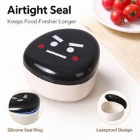 Rice Ball Storage Box, Bento Lunch Box for Rice Balls and Onigiri One Size juoda