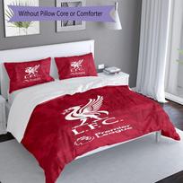 Liverpool Fc Premier League 3‑Piece Bedding Set,Soft Breathable Duvet Cover with 10 Pillowcases,Multi‑Scene for Bedroom Dorm,Perfect Holiday Birthday 180cmx210cm
