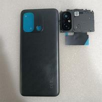 For Xiaomi Redmi 12C Battery Cover Rear  Panel Housing Case With Camera Lens Replace Black With Lens black