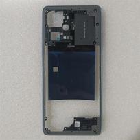 For Redmi Note 12 Pro Plus 5G Middle Frame Front Bezel Back Housing Case Plate Replacement Blue No Lens gray