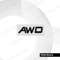 Metal Alloy For Volvo XC90 XC60 XC70 XC40 AWD Logo Car Trunk Fender Sticker Decoration Emblem Badge Accessories Glossy black black
