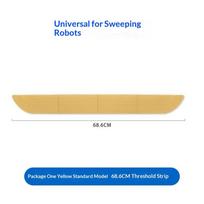 Threshold Ramp Strip Robot Vacuum Climbing Mat Anti-Collision Step Parts Compatible With Robot Vacuum Cleaner beige