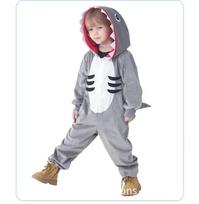 Disfraz Halloween Children's Performance Costumes Shark Cartoon Pajamas Animal Dance Costumes Performance Costumes Motoparty S&Other gray
