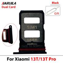 SIM Card Tray Slot For Xiaomi 11t Pro 11T 11X Dual Sim Card Adapter Chip Drawer Holder Replacement Parts black