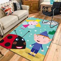 Ben & Holly'S Little Kingdom Rug Floor Mat for Living Room or Bedroom Soft and Comfortable Carpet a Gift for Birthday and Holiday.DFF0925353 100x150cm( 39x59in)