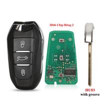 jinyuqin Išmanusis raktas be rakto 433MHz Peugeot 308 408 508 5008 Citroen C4 C4L DS4 DS5 4A ID46 lustas 434MHz