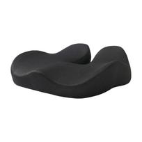 Breathable Tailbone Support Pillow Thickened Memory Foam Seat Cushion for Driving Working Comfort black