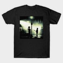The Curexorcist The Cure The Exorcist Goth Mash Up Robert Smith Rock T-Shirt Unisex T-Shirt XL black