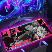 Zenless Zone Zero Zhu Jane Doe Mouse Pad HD Printing New Image RGB Colorful Mousepad XXL Pc Computer Table Accessory Mouse Mat RGB 250x350x3mm blue