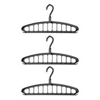 Extra Wide 40Cm Plastic Clothes Hanger Multiple Hole Garment Hanger For Delicate Fabrics With 11 Hanging Point juoda