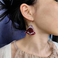 Natural Fruit Slice Series Plant Earrings Cute Kiwi Earrings Epoxy Resin Natural Lemon Earrings Real Fruit Chip Jewelry as the picture black