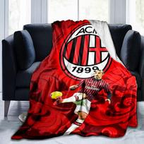 Milano Futbolo klubas Spausdintos pledai Minkšti flaneliniai pledai sofai lovai Dovanos vyrams moterims Pikniko pledas Kalėdinės dovanos 75x90cm