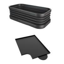 JUSTINLAU for Ninja ES601 ES655 ES701 Grinder Bean Hopper Air Blower Powder Receiving Pad Residual Grounds Remover Barista Tools black