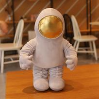 Pliušinis Astronautas ir Kosminio Laivo Žaislas Iškamšytas Minkštas Mokslinės Fantastikos Tipo Minkštas Lėlė Vaikų Žaislai Kūrybiniai Žaislai Vaikų Gimtadienio Dovana 30cm brown