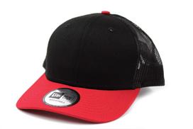 Trucker Cap Low Profile Snapback [New Era] BLACK/SCARLET black