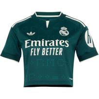 Adidas Originals Real Madrid Soccer Jerseys Women's Aurora Ivy Green C L black