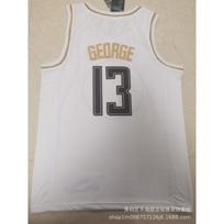 Embroidered NBA Clippers Jersey Paul George 13 Basketball Uniform Shirt Men Women Sportswear XXL