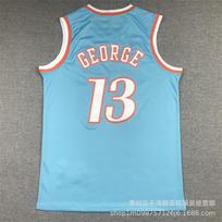 Embroidered NBA Clippers Jersey Paul George 13 Basketball Uniform Shirt Men Women Sportswear XXL