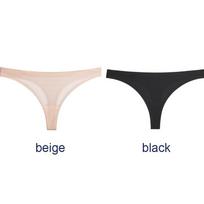 Women Briefs Sexy Panties Ladies Thong Sexy Ice Silk Underpant One Piece Seamless Low Waist Panties Pure Desire T Pants Women M white