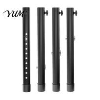 10 Levels Table Leg Risers 4Pcs Height Adjustable Risers, Heavy Duty Folding Extenders, Adapters 4 /8/8/10 Desk Legs Extension Fits for Straight, Bent XL