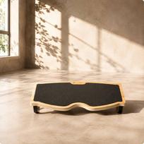 Balance Board Footrest Active Sitting Under Desk Foot Rest Anti-Fatigue beige